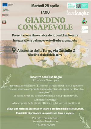 Giardino consapevole - Martedì 28 aprile ore 17.00