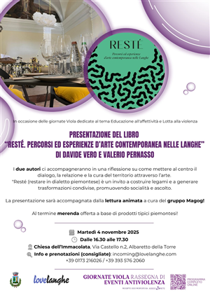 Presentazione del libro Restè
